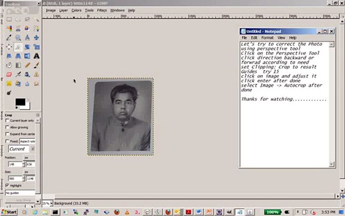 GIMP Tutorial - using the Perspective Tool - YouTube,How to Fix Perspective in Gimp