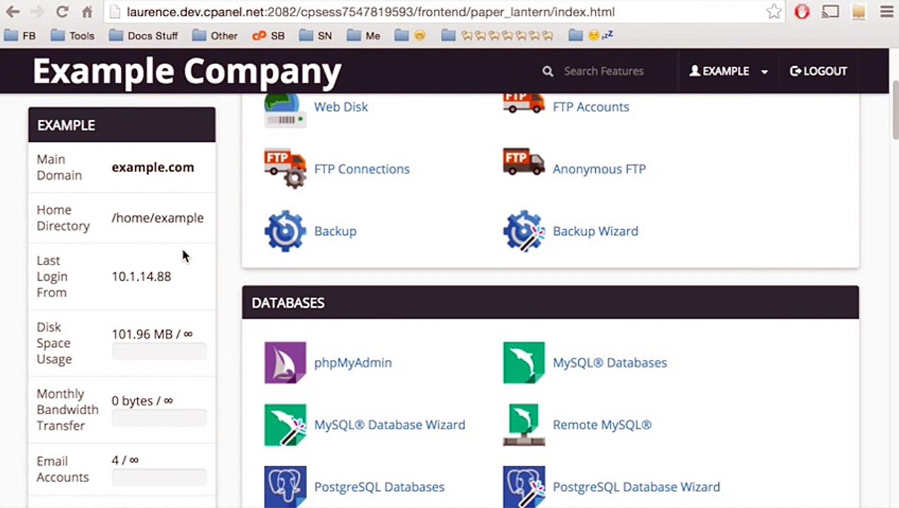 Cpanel Tutorials :: Introduction to the cPanel Interface (11.52)