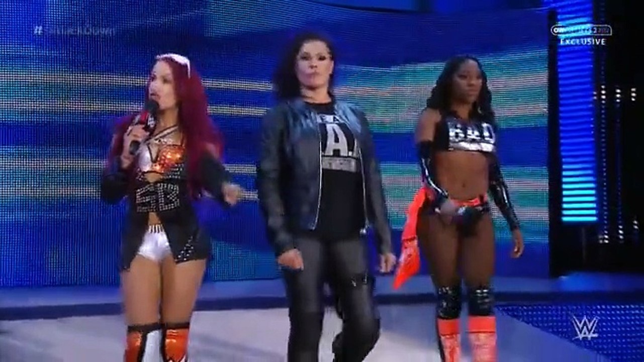 The Bella Twins & Alicia Fox vs Naomi, Sasha Banks & Tamina