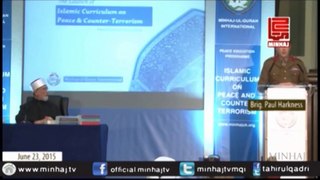Guest Speakers Views on the Anti Terror Curriculum by Dr Tahir ul Qadri