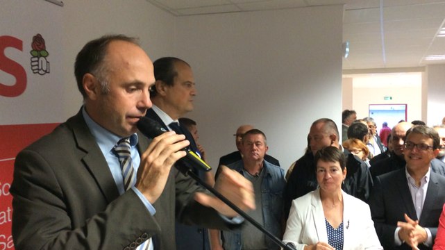 Jean-christophe Cambadelis rend visite aux socialistes du Mans