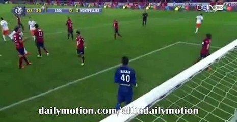 Montpellier Fantastic Try to Score - Lille OSC vs Montpellier - Ligue 1 - 02.10.2015