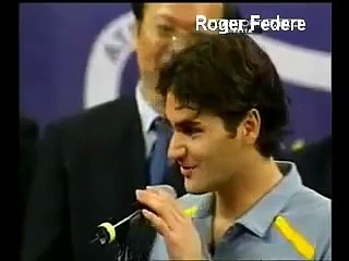 Roger Federer Thanking His Wife Mirka in an Interview