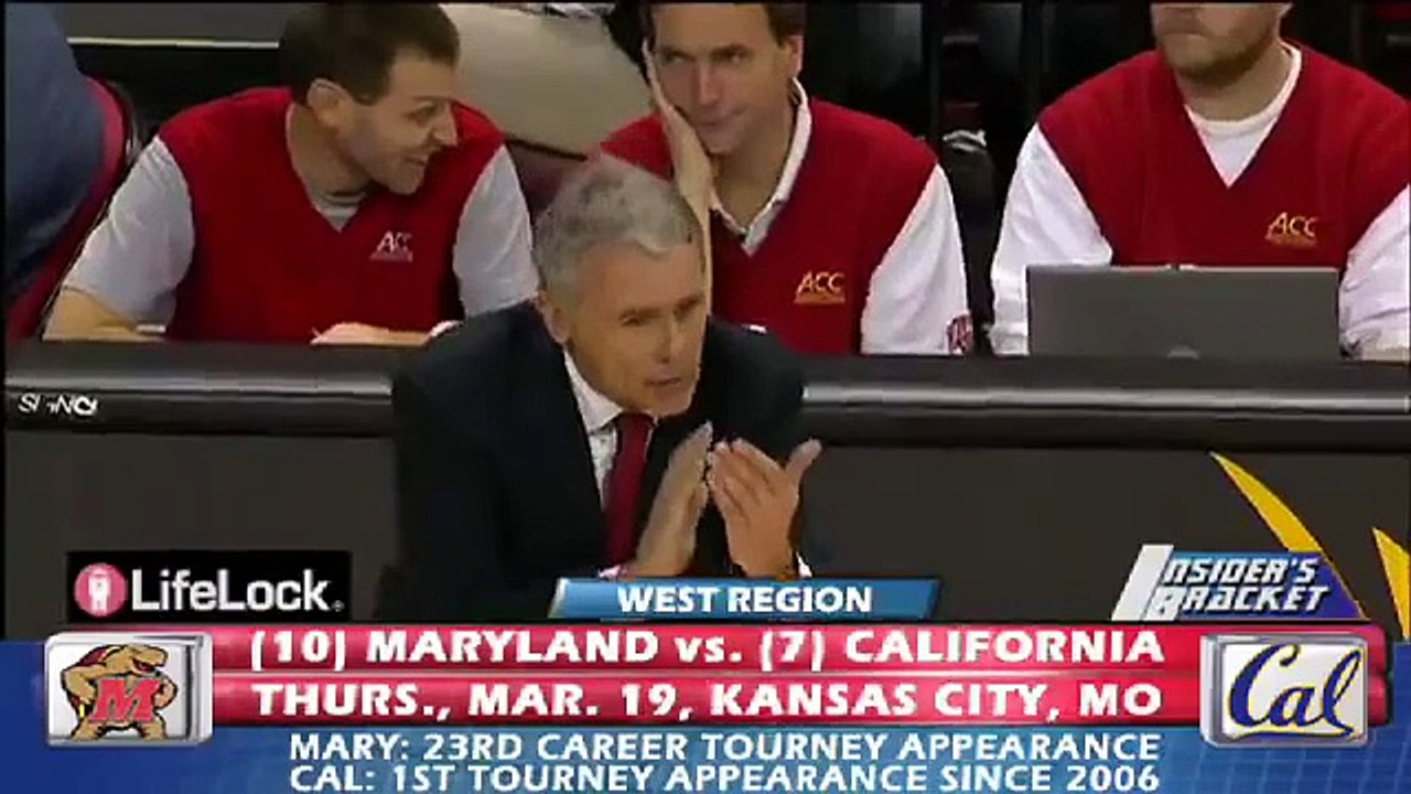#7 California Bears vs. #10 Maryland Terrapins - March Madness