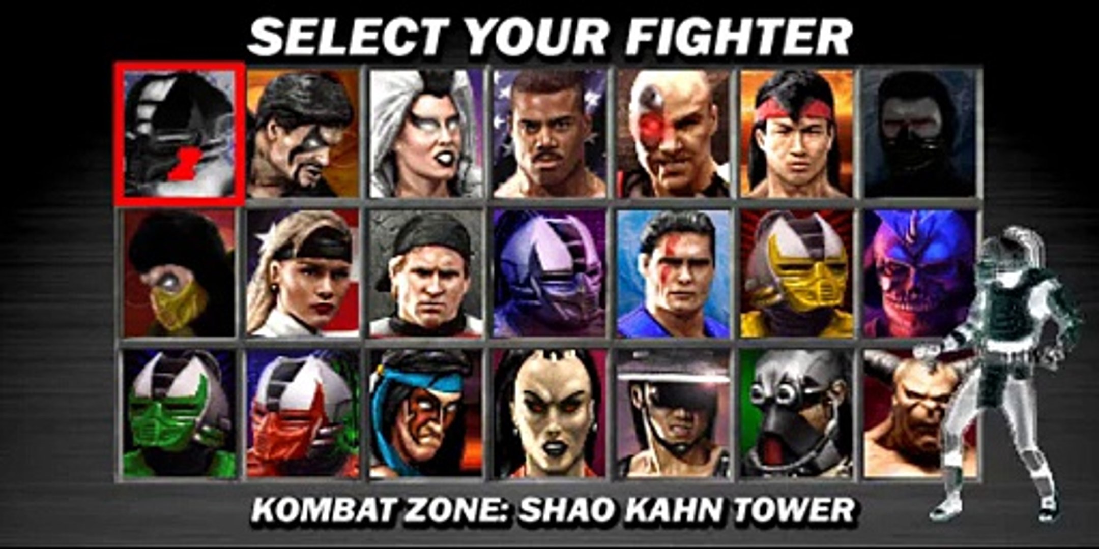 Ultimate Mortal Kombat 3 Character Select | Magnet