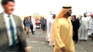 EXCLUSIVE - SHEIKH MOHAMMED DRIVING AROUND DUBAI WITH BBC NEWS