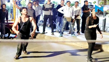 When shooting set turns into a badminton court for SRK