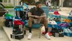 Adidas sent James Harden a truck full of sneakers!! The dream!