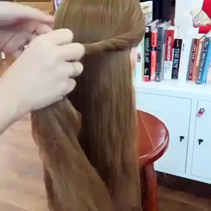 Easy and quick hairstyle