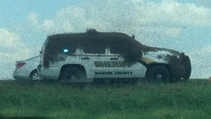 Watch This Cop Car Become Engulfed In Bees Swarms Unleashed On Oklahoma High
