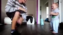 Warning This is Super Cute! Father and Cute Little son B-Boy Dance Challenge