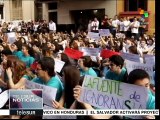 Estudiantes de educación secundaria retoman las protestas en Paraguay