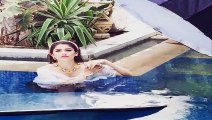Syra Shehroz Pool Photo Shoot for Prerto BTS Pictures