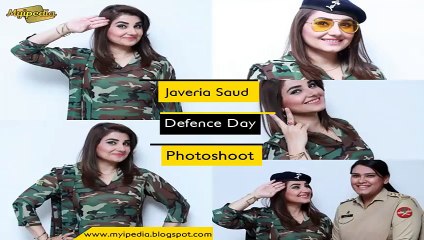 Javeria Saud Photo Shoot for Defence Day