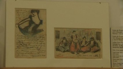 Las cartas ilustradas de Picasso a sus amigos Reventós se exponen en Barcelona