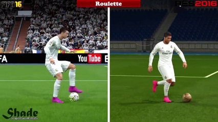 FIFA 16 vs. PES 16 - Skill Moves
