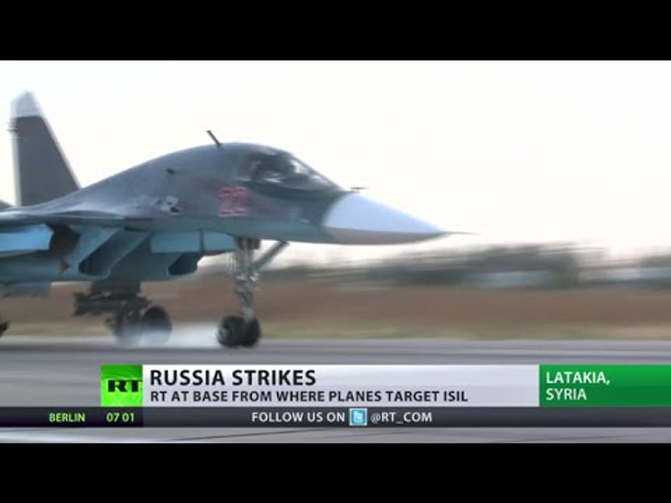 First look at Russian airbase in Latakia from where jets take off to bomb ISIS (EXCLUSIVE)