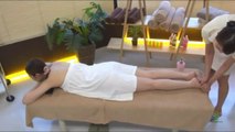 Legs,Arms and Belly Tissue Massage Therapy At Private Massage Salon