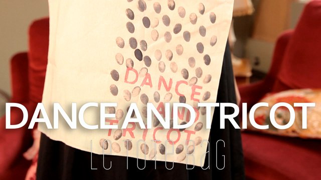 Tuto Dance and Tricot : customiser son tote bag