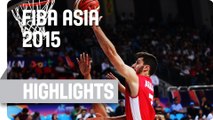 Qatar v Lebanon - Classification 5-8 - Game Highlights - 2015 FIBA Asia Championship