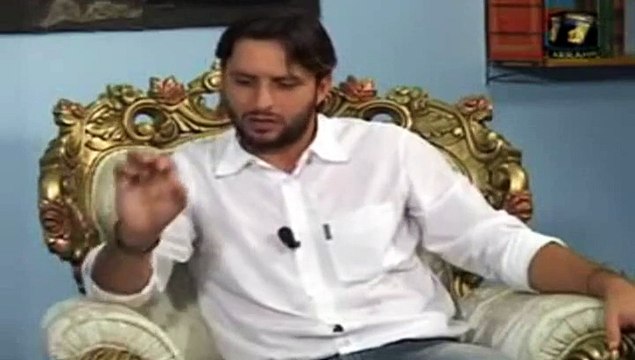 Shahid Afridi talking about his friends