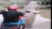 Amazing Bike Crash While Crossing River Stunt(whatsappclubs.com)