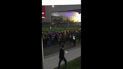 Celtic taraftarından Beşiktaş tezahüratı!