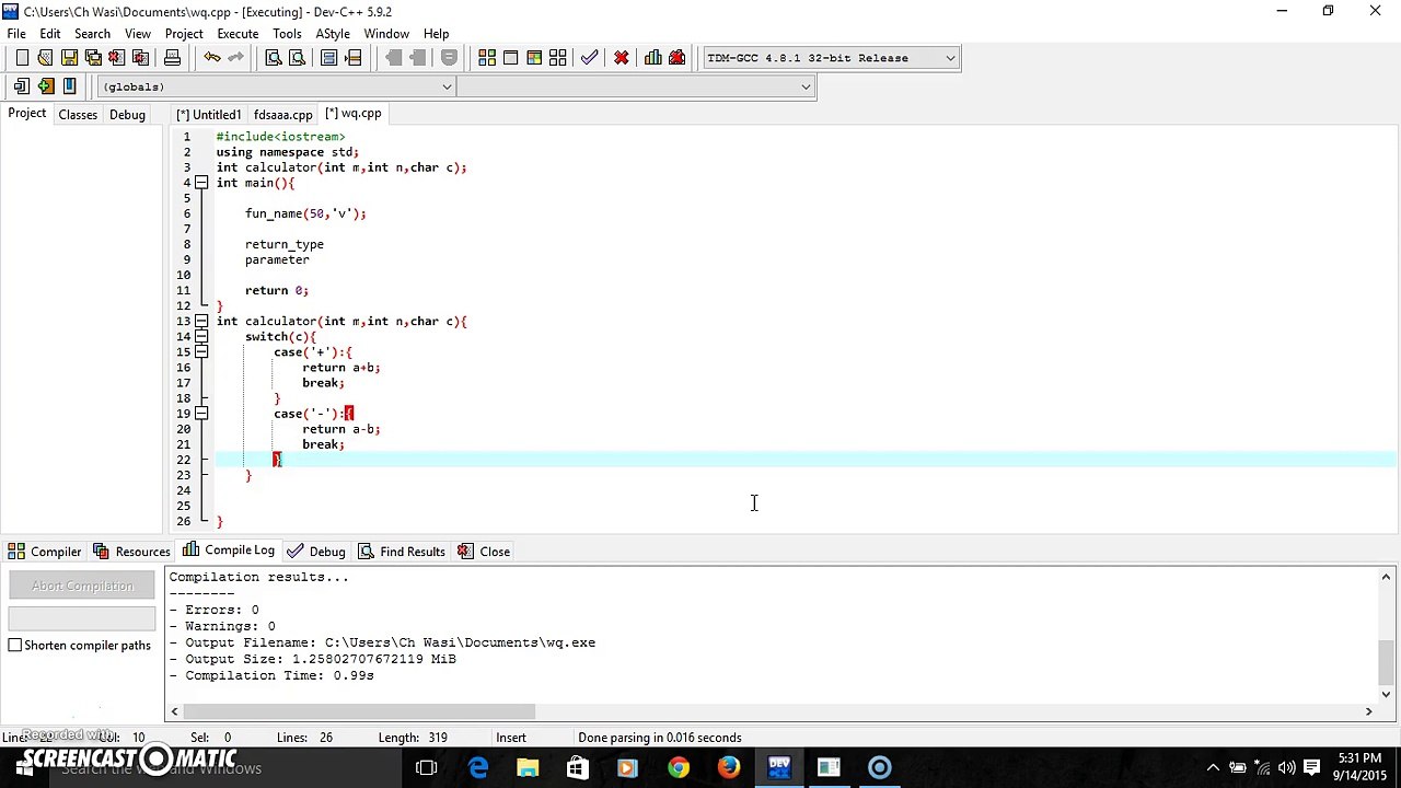 23.return_type & parameters in C++ in urdu& hindi