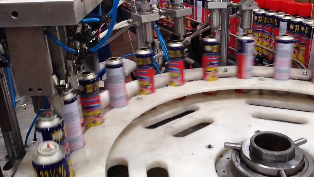 otomatik aerosol dolum makinası automatic aerosol fıllıng machine aerosolmakina.com.tr