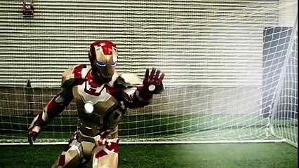 Super hero football (soccer)