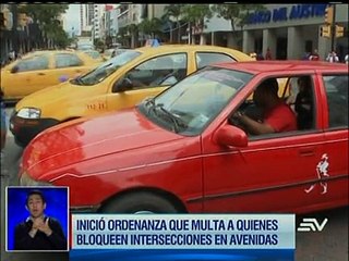 Primeras citaciones por infringir ordenanza de tránsito en Guayaquil