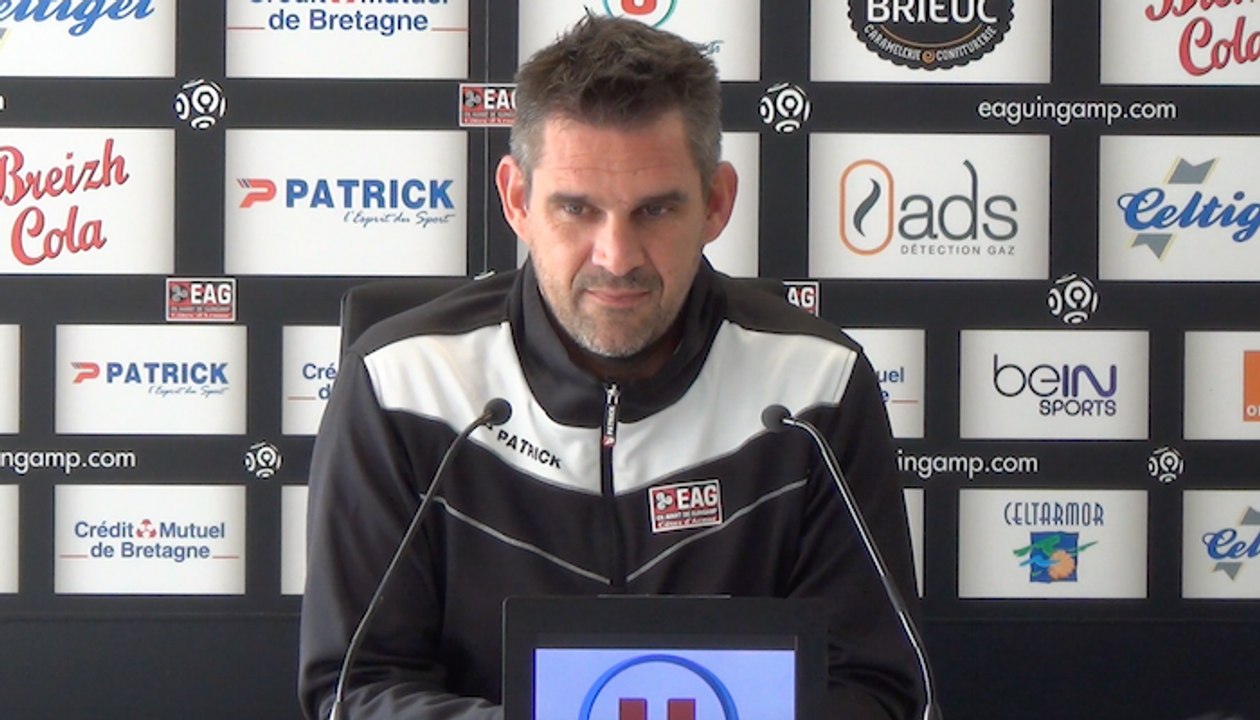 Jocelyn Gourvennec avant Troyes-Guingamp