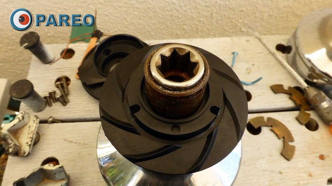 Winch LEWMAR ST40 changement mâchoires