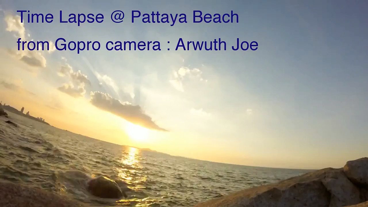 Time Lapse Sunset Over Pattaya Bay - Gopro Hero