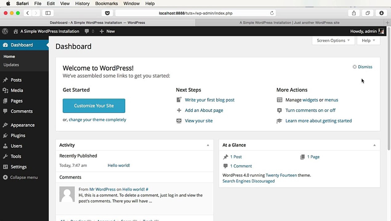 Adding and Editing Posts - A Beginner’s Guide to Using WordPress Tuts+ Course