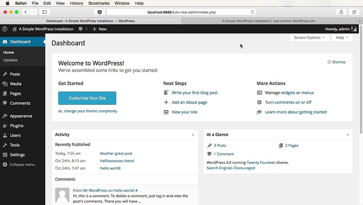 Managing Comments - A Beginner’s Guide to Using WordPress Tuts+ Course