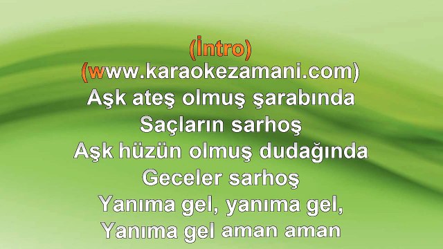 Halil Sezai - Yanıma Gel - (2011) TÜRKÇE KARAOKE