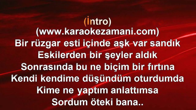 Halil Sezai Paracıkoğlu - Bir Rüzgar Esti - 2011 TÜRKÇE KARAOKE