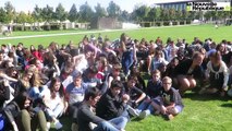 VIDEO. 234 collégiens et lycéens répètent un flash Mob à Niort
