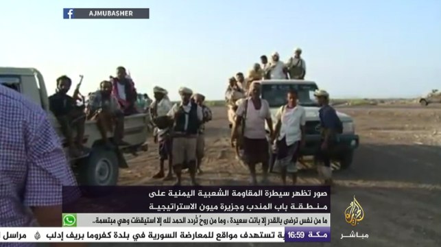 المقاومة الشعبية تسيطر على باب المندب