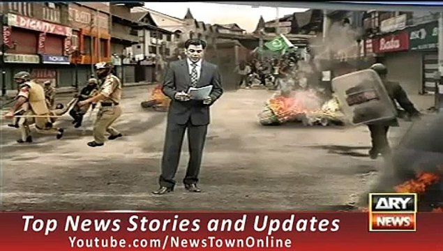 News Headlines 2 October 2015 ARY, Geo Kashmiri Leader Yasin Malik Arrested In Srinagar