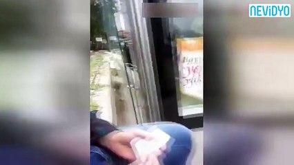 Trabzonlu genç İstanbul'da para dağıttı