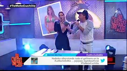 Nadeska Widausky con Galdos