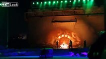 Molten Iron 'Fireworks'