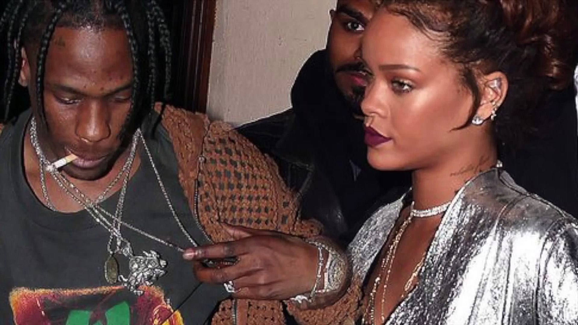 Rihanna and Travis Scott 'party at Paris nightclub' as singer glitters in silver coat