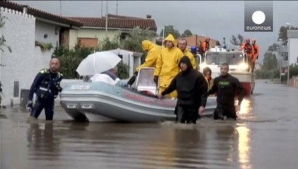 Inondations en Sardaigne et en Corse