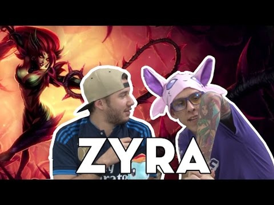 TUTORIAL DE LOL COM PANTERA - ZYRA