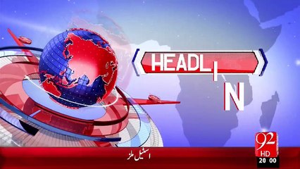 Headlines - 08:00 PM – 02 Oct 15 - 92 News HD