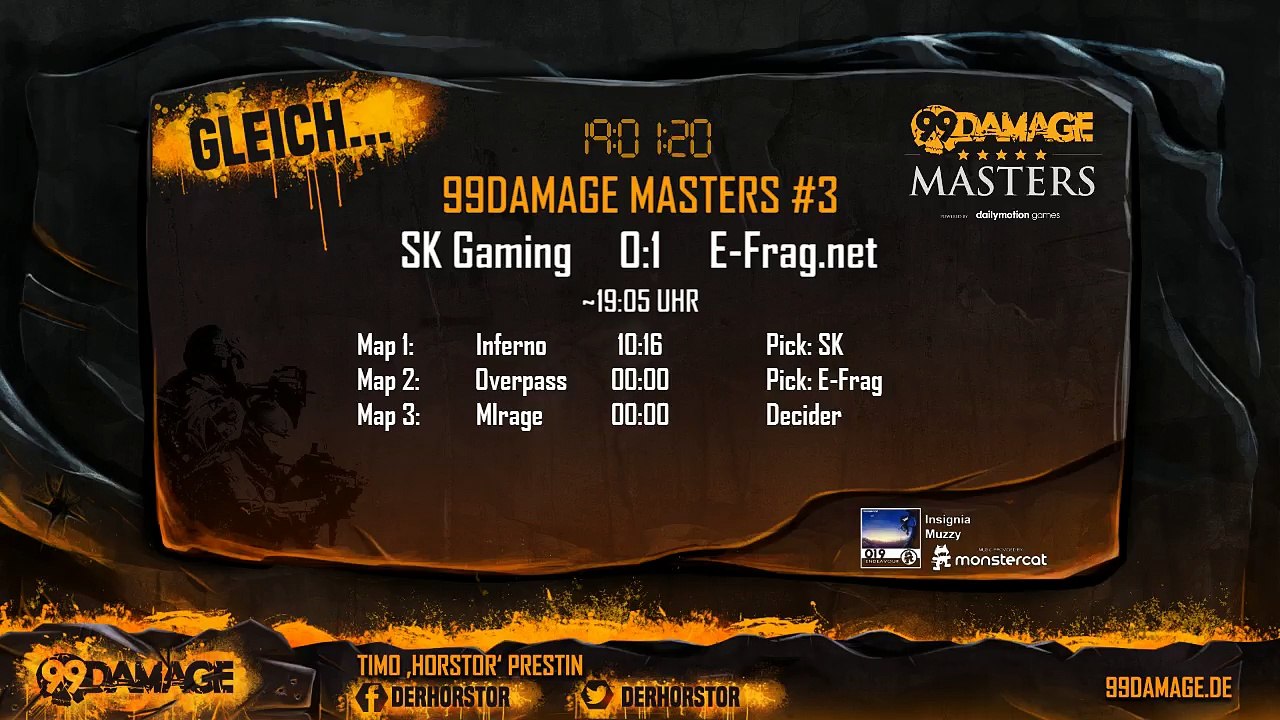 99DAMAGE Masters mit Horstor - German Stream (REPLAY) (2015-10-02 19:01:24 - 2015-10-02 19:02:29)
