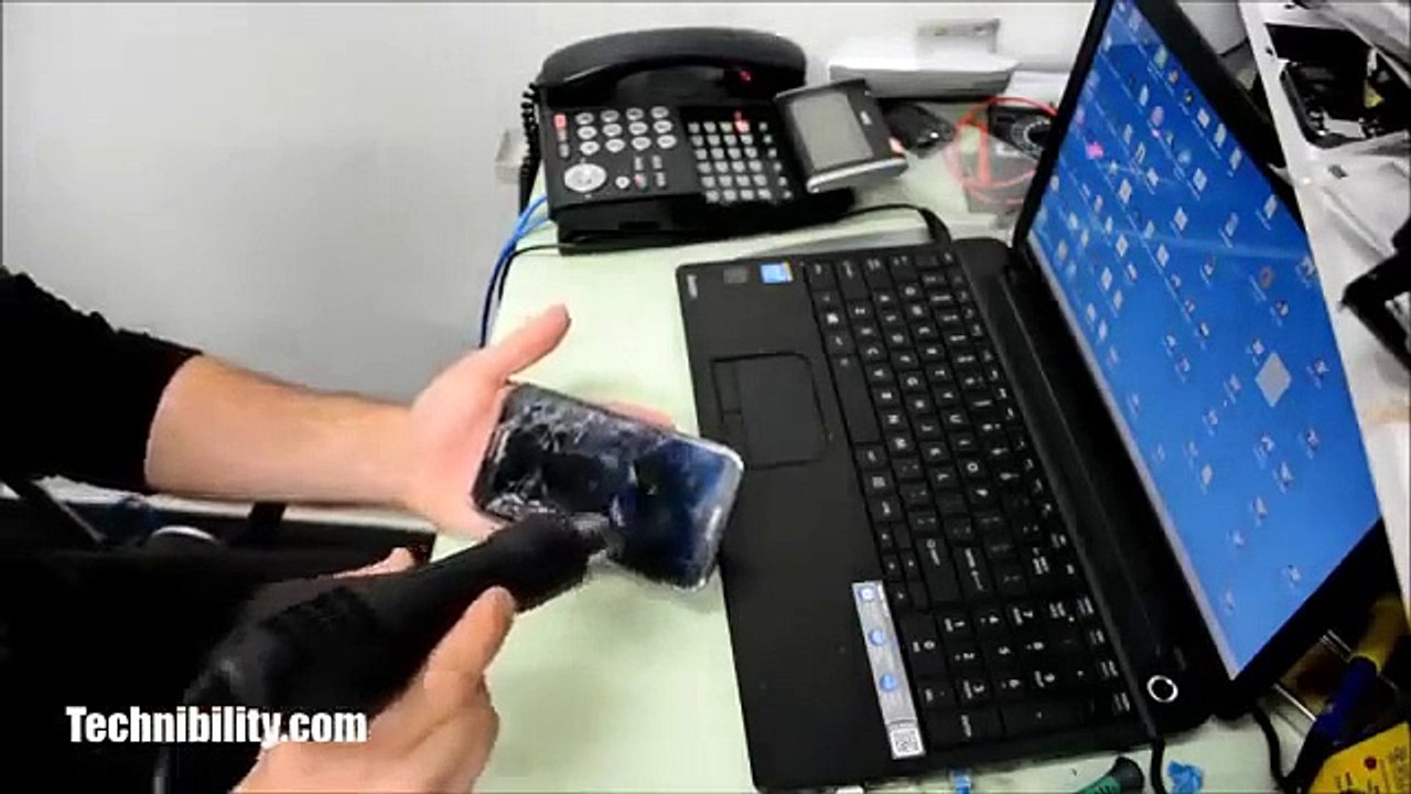 How to remove, replace and repair Samsung Galaxy Note 2 Glass Screen